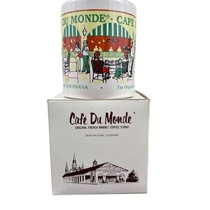 Cafe Du Monde French Market Coffee Stand Mug New in Box Louisiana